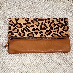 Leather & Suede Vintage Makeup Bag